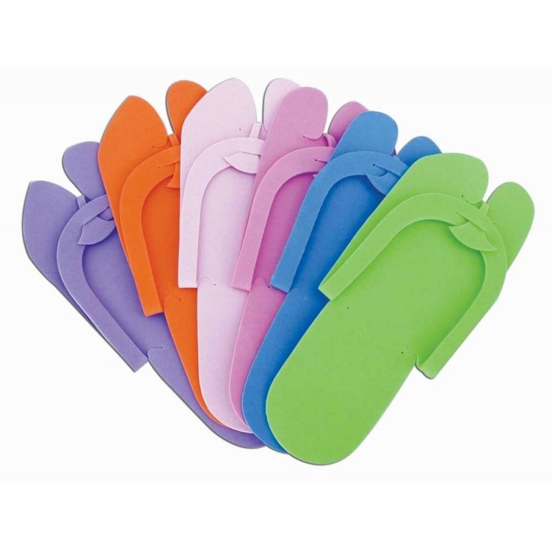 Fold-Up Pedi Slippers - Pressed Sole